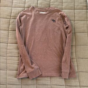 Abercrombie boys Brown Long Sleeve Shirt